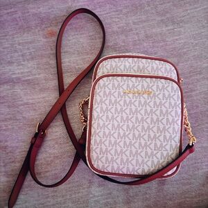 Michael Kors Beige Crossbody Bag